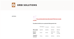 Desktop Screenshot of orbi.com